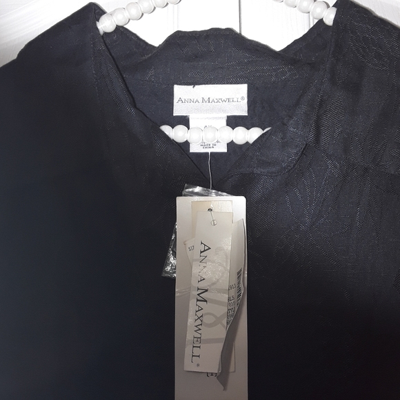 Anna Maxwell Button Up Blouse Plus Size 4X NWT - Picture 4 of 8